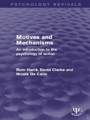 cover image of Motives and Mechanisms